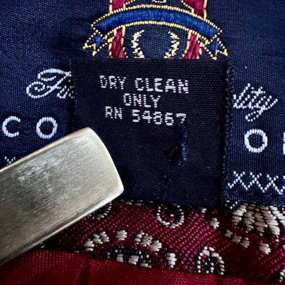 Burgundy/Gold Medallion Blazer The Limited Collection, Dark Academia Longline -M - Picture 7 of 10